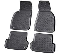 Recambo Alfombrillas de goma 3D compatibles con Seat Exeo Limo | ST | Tipo 3R | BJ 2009-2013 | Alfombrillas de goma para coche | Ajuste perfecto | con borde | negro