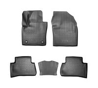 Recambo Alfombrillas de Goma 3D compatibles con Toyota C-HR tracción Delantera | a Partir de 2016 > | Alfombras para Coche, Alfombras Coche | Ajuste Borde | Color Negro