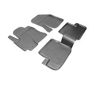 Recambo Alfombrillas de Goma 3D compatibles con Toyota RAV4 II | Tipo XA2 | año 2000 2006 | Alfombrillas de Goma | Ajuste Borde | Color Negro