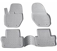 Recambo Alfombrillas de Goma 3D compatibles con Volvo XC60 | 2008 2017 | Alfombrillas de Goma para Coche | Ajuste Borde | Gris