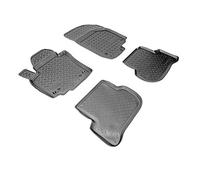 Recambo Alfombrillas de goma 3D con borde apto para Skoda Yeti | Tipo 5L | 2009 2017 | Alfombrillas Coche Ajuste perfecto