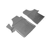 Recambo Alfombrillas de goma 3D delanteras aptas para Mercedes Vito Viano W639 | 2003 2014 | con borde