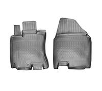 Recambo Alfombrillas de goma 3D delanteras aptas para Nissan Qashqai J10 | 2006 2013 | ajuste perfecto + borde