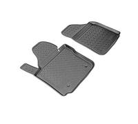 Recambo Alfombrillas de goma 3D delanteras aptas para VW Caddy III + IV | a partir de 2003 > | Ajuste perfecto con borde