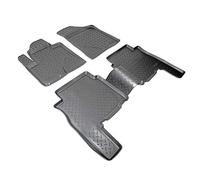 Recambo Alfombrillas de goma 3D para Hyundai Santa Fe, Alfombrillas Coche Goma, CM, año de fabricación 2009 2012, ajuste perfecto + borde