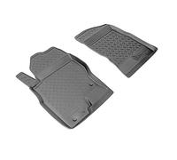 Recambo Alfombrillas delanteras 3D Premium adaptables para Nissan Navara | D40 | 2005 2015 | borde