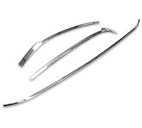 Recambo Barra de parachoques delantero de acero inoxidable para Passat B8 a partir de Facelift, a partir de 2020 | 3 piezas