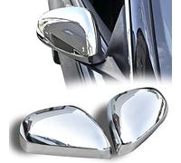 RECAMBO | Cubierta de espejo retrovisor | Compatible con Alfa Romeo 159, Mito, Giulietta | Acero Inoxidable Cromado | KIT embellecedor para espejos retrovisores de coches