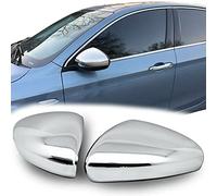 RECAMBO | Cubierta de espejo retrovisor | Compatible con Fiat (tipo 356) | Acero Inoxidable Cromado | KIT embellecedor para espejos retrovisores de coches