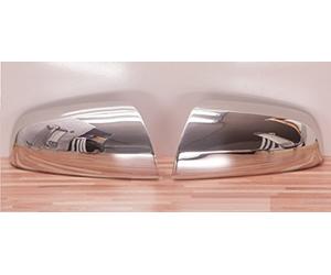 RECAMBO | Cubierta de espejo retrovisor | Compatible con Opel Zafira B | 2005-2008 | Acero Inoxidable Cromado | KIT embellecedor para espejos retrovisores de coches