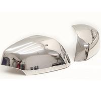 RECAMBO | Cubierta de espejo retrovisor | Compatible con Renault Fluence, Renault Megane III, Laguna III | Acero Inoxidable Cromado | KIT embellecedor para espejos retrovisores de coches