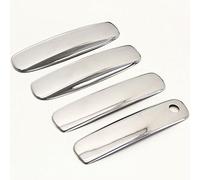 RECAMBO | Cubierta para Manillas Puertas | compatible con Audi A3 8P 8P1 Sportback A6 4F C6 | Embellecedores KIT acero inoxidable cromados para manijas de puertas