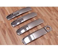 RECAMBO | Cubierta para Manillas Puertas | compatible con Audi A4 B6/B7 Audi A3 8P/8PA | Embellecedores KIT acero inoxidable cromados para manijas de puertas