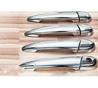 RECAMBO | Cubierta para Manillas Puertas | compatible con BMW Serie 3 E46 a partir de 10/2000 | Embellecedores KIT acero inoxidable cromados para manijas de puertas | Recambo Tiradores