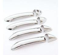 RECAMBO | Cubierta para Manillas Puertas | compatible coN Mercedes W203 W211 | Embellecedores KIT acero inoxidable cromados para manijas de puertas