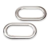 Recambo Intermitente lateral cromado, marco de acero inoxidable, apto para VW, Seat, Ford.