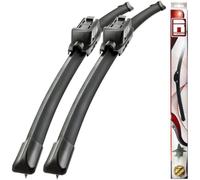 RECAMBO Juego de 2 limpiaparabrisas delanteros para Dacia Jogger BJ desde 2021 400/600 mm (16/24 pulgadas) - Visión clara - Funcionamiento silencioso - Fácil montaje - Mezcla de caucho duradero