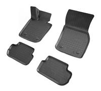 RECAMBO Juego de alfombrillas de goma 3D aptas para Mini Cooper Cabrio | F57 | año de fabricación 2016 - 2024 - Alfombrillas de coche a medida con borde 3D alto | antideslizantes, sin olor |