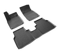 RECAMBO Juego de alfombrillas de goma 3D aptas para VW ID.5 | año de fabricación a partir de 2022 - Alfombrillas de coche a medida con alto borde 3D | antideslizantes | inodoras | estables | fácil de