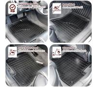 RECAMBO Juego de Alfombrillas de Goma y Alfombrillas para Maletero de Alfa Romeo Giulietta | 940 | año de fabricación 2010-2020 - 100% Ajuste, Alfombrillas para Maletero y Alfombrillas de