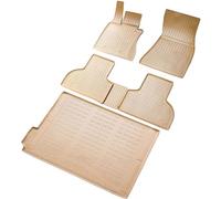 RECAMBO Juego de Alfombrillas de Goma y Alfombrillas para Maletero de BMW X5 | Tipo F15 | año de fabricación 2013-2018 - 100% Ajuste Suelo del Coche y Alfombrilla de Maletero de TPE