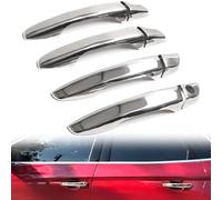 Recambo Juego de embellecedores de manija de puerta para Opel Grandland X BJ a partir de 2017, acero inoxidable, diseño estable, ajuste específico para el vehículo, superficie duradera, actualización