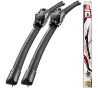 Recambo Limpiaparabrisas delantero compatible con Renault Modus, Grand Modus, año de fabricación 2004 2012 (juego de 2 unidades: 650 mm/700 mm)