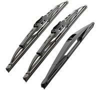 Recambo Limpiaparabrisas delantero y trasero compatible con Chrysler Grand Voyager, tipo RT a partir de 2008 (juego de 3: 650 mm/500 mm/400 mm)