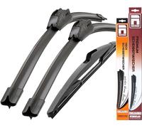 Recambo Limpiaparabrisas delantero y trasero compatible con Mazda CX-7 | año de fabricación 2006 2016 (juego de 3: 650 mm/400 mm/350 mm)