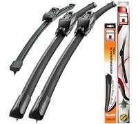 Recambo Limpiaparabrisas Escobillas delantero y trasero compatible con Seat Ibiza V, tipo KJ1, a partir de 2017, juego de 3 unidades, 650 mm, 400 mm, 325 mm