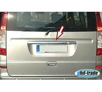 Recambo | Liston para maletero | compatible con Mercedes Vito, Viano W639 | acero inoxidable cromado | embellecedor para sobre matricula