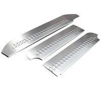 RECAMBO | Listones de umbral Coche | Compatible con Mercedes Vito/Viano W639 | Acero Inoxidable Mate | Embellecedor y Protector de Puertas