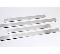 RECAMBO | Listones de umbral coche | Compatible con Mercedes w124 clase e | Acero inoxidable mate | Embellecedor y protector de puertas