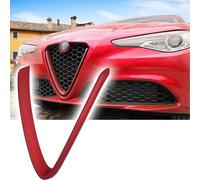 RECAMBO Marco de rejilla frontal en forma de V apto para Alfa Romeo Giulia a partir de 2016 - Grabación exacta - Superficie de alta calidad - aspecto deportivo OEM - Estable a los rayos UV