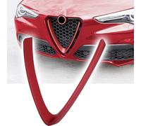RECAMBO Marco de rejilla frontal en forma de V apto para Alfa Romeo Stelvio a partir de 2017 - Grabación exacta - Superficie de alta calidad - aspecto deportivo OEM - Estable a los rayos UV