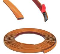 RECAMBO Moldura naranja versátil, flexible y autoadhesiva, 20 mm x 5 m