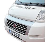 RECAMBO | Parrilla frontal | compatible para Fiat Ducato | 2006-2014 | Listones acero inoxidable cromado | Embellecedor protector de radiador