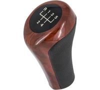 Recambo Pomo para palanca de cambios de 5 marchas, apto para BMW Serie 3, E46, 1998 - 2006, Plug & Play, palanca de cambios de coche, color negro - madera de raíz