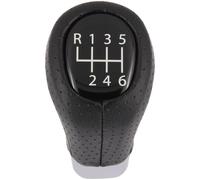 Recambo Pomo para palanca de cambios de 6 marchas, apto para BMW Serie 5, E60 E61, 2003 - 2010, Plug & Play, palanca de cambios de coche, color negro y plateado