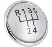 RECAMBO | Pomo para VW Golf IV, 1J, 1997 2006 | palanca de cambios de 5 marchas | plateado cromado.