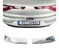 RECAMBO Protector de parachoques de acero inoxidable compatible con Renault Megane IV Hatchback | a partir de 2016 pulido brillante, aspecto cromado Estilo y protección para el parachoques
