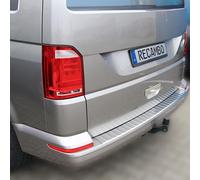 RECAMBO Protector de parachoques de acero inoxidable compatible con VW T6 | año de fabricación a partir de 2015 pulido brillante, aspecto cromado, estilo y protección para el parachoques