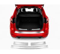RECAMBO Protector de parachoques de acero inoxidable interior y exterior cromado, apto para Ford Kuga II - año de fabricación 2012 - 2019, 3 unidades 304 V2A aspecto cromado - parachoques parachoques
