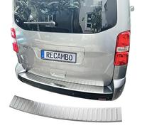 RECAMBO | Protector de Parachoques Trasero | Compatible con Citroen Jumpy 3 | a Partir de 2016 | Acero Inoxidable Mate | Protección Borde de Carga