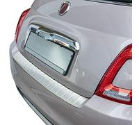 Recambo | Protector de Parachoques trasero | Compatible con Fiat 500 Facelift | 500C Cabrio 2016-2020 | Acero Inoxidable Mate | Protección borde de carga