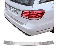 Recambo | Protector de Parachoques trasero | Compatible con Mercedes S212 E Combi | 2009-2016 | Acero Inoxidable Mate | Protección borde de carga
