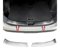 Recambo | Protector de Parachoques trasero | Compatible con Nissan Qashqai J12 | a partir de 2021 | Acero Inoxidable Cromado | Protección borde de carga