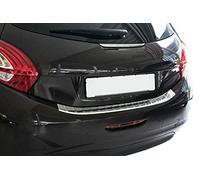 Recambo | Protector de Parachoques Trasero | Compatible con Peugeot 208 | 2012-2019 | Acero Inoxidable Cromado | Protección Borde de Carga