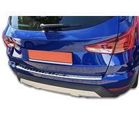 Recambo | Protector de Parachoques trasero | Compatible con Seat Arona | a Partir de 2017 | Acero Inoxidable Cromado | Protección borde de carga