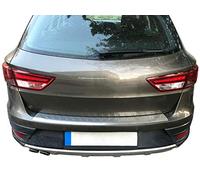 Recambo | Protector de Parachoques trasero | Compatible con Seat Leon ST Combi | a Partir de 2014 | Acero Inoxidable Mate | Protección borde de carga